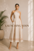 Ivory  Halter Dress